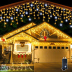 Waterdichte Led Lichtgordijn voor Buiten met Warmwit Sfeereffect