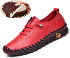 Vrouwen Comfortabele Platte Loafer Met Orthopedische Steun