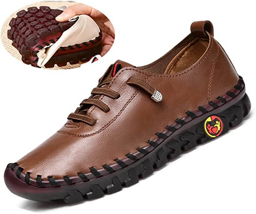 Vrouwen Comfortabele Platte Loafer Met Orthopedische Steun