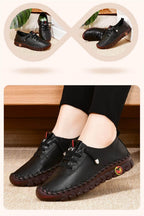 Vrouwen Comfortabele Platte Loafer Met Orthopedische Steun