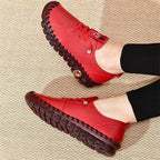 Vrouwen Comfortabele Platte Loafer Met Orthopedische Steun