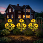 Zonne Tuinlamp Met Warme Sfeergloed