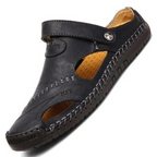 Leren Heren‑Sandalen voor Comfortabele Pasvorm en Dagelijks Buitengebruik