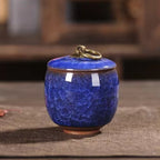 Keramische Urn Met Handgemaakte Afwerking En Duurzame Waterdichte Constructie