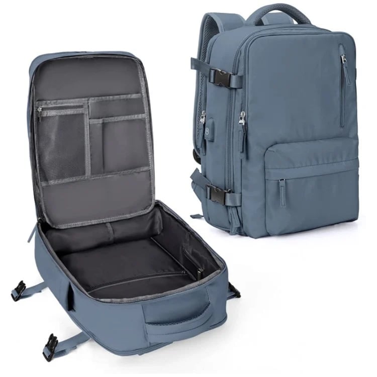 Reisrugzak met Nylon en Ruime Waterbestendige Capaciteit