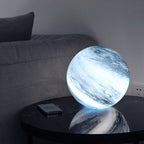 Glazen Maanlamp Met Meerkleurige Verlichting En Afstandsbediening