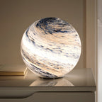 Glazen Maanlamp Met Meerkleurige Verlichting En Afstandsbediening