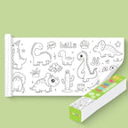 Zelfklevende Kindertekenrol met Knoeivrij Creatief Ontwerp