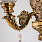 Wandlamp Met Vintage Afwerking En Verstelbare Koppen