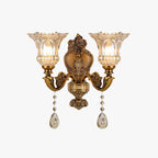 Wandlamp Met Vintage Afwerking En Verstelbare Koppen