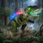 RC T‑Rex Dinosaurus met Loopfunctie, Geluid en LED‑Licht voor Interactief Speelplezier