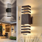 LED Buitenwandlamp Met Up- En Downlight Voor Moderne Gevelverlichting