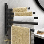 Handdoekenrek Met Vijf Armen En Modern Metalen Ontwerp