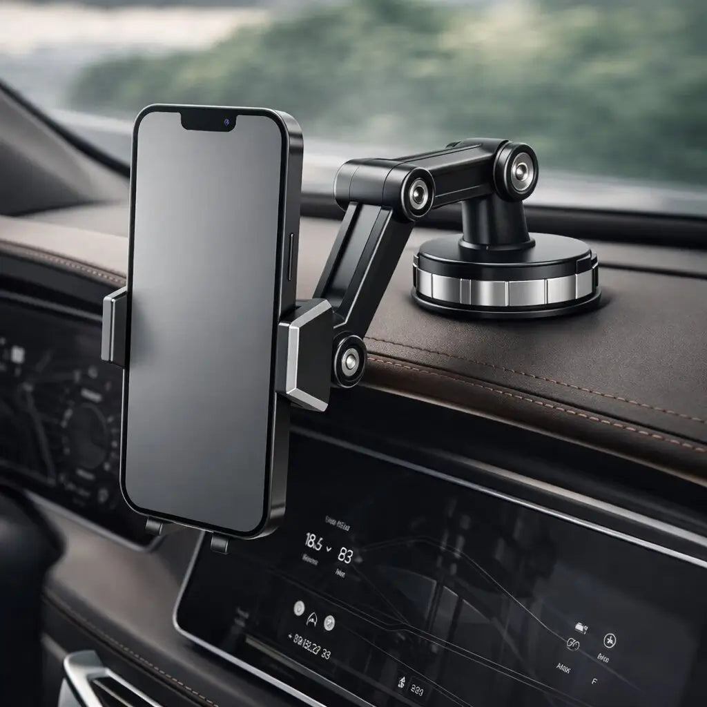 Telefoonhouder Voor Auto Met Sterke Zuigbasis En Draaibare Kop