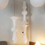 Japandi Hanglamp Van Washi Papier Met Organische Vorm