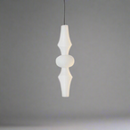 Japandi Hanglamp Van Washi Papier Met Organische Vorm