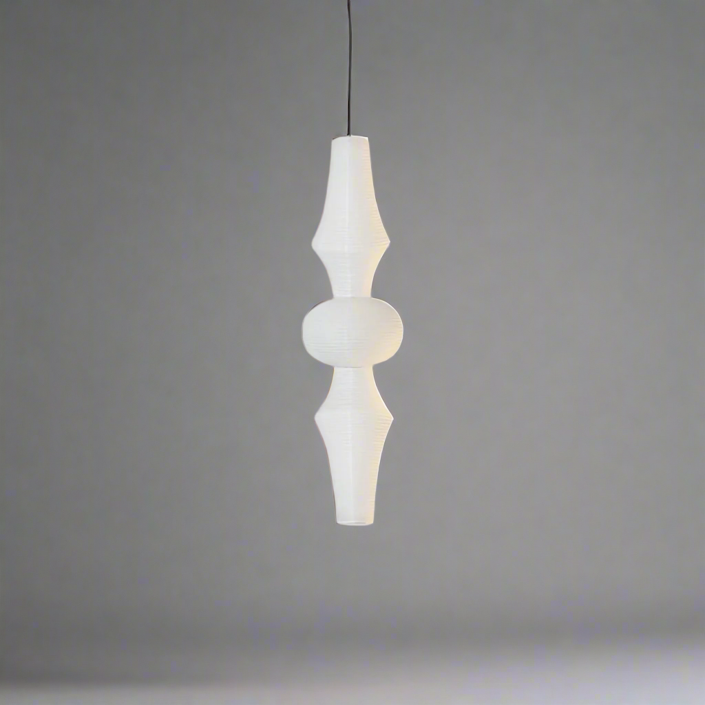 Japandi Hanglamp Van Washi Papier Met Organische Vorm