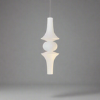Japandi Hanglamp Van Washi Papier Met Organische Vorm