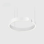 Minimalistische LED Ring Hanglamp Met Open Cirkelvorm