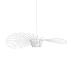 Minimalistische Hanglamp Met Open Draadframe En Hoedvormig Design