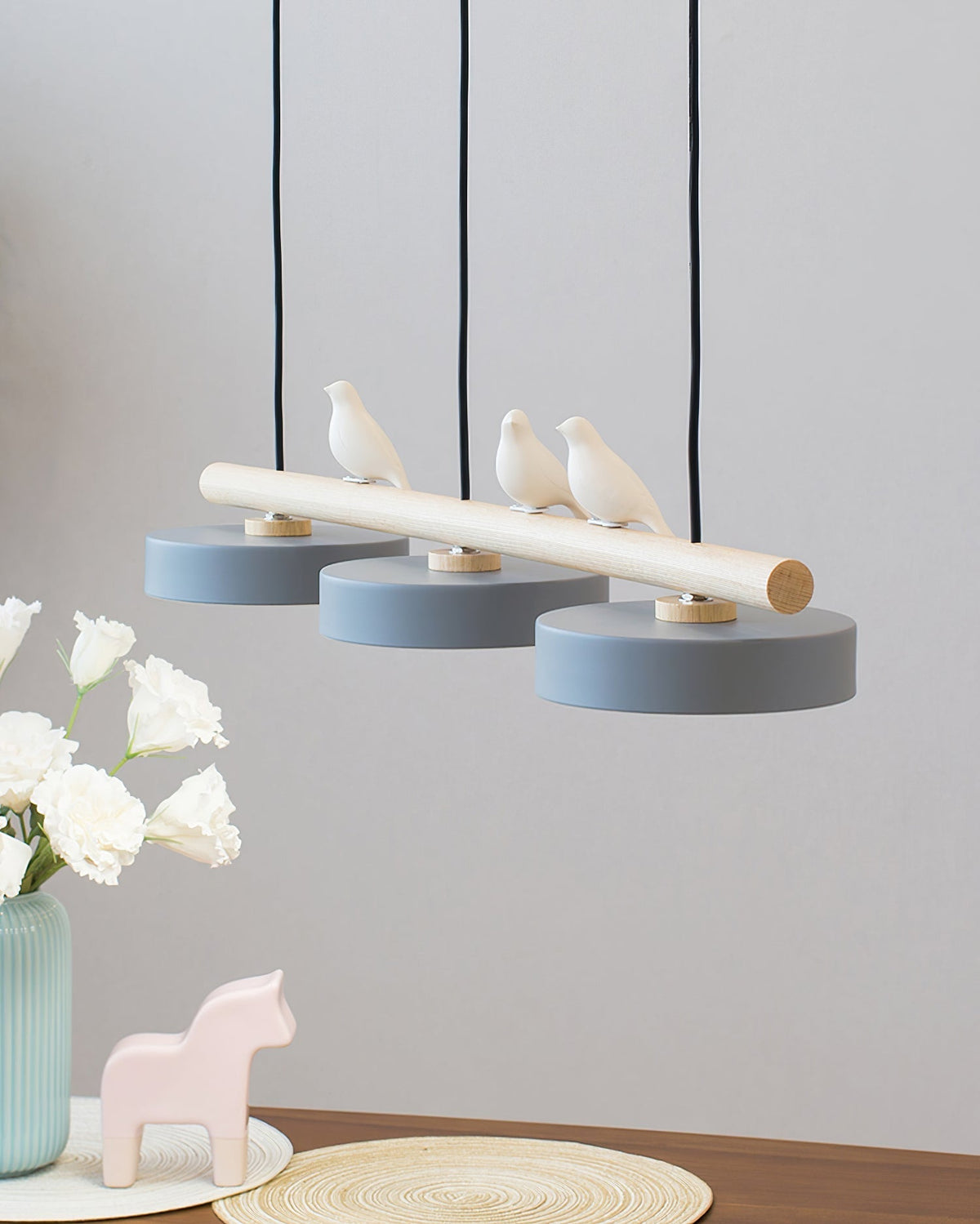 Moderne LED Hanglamp Met Vogelmotief En Verstelbare Ophanging
