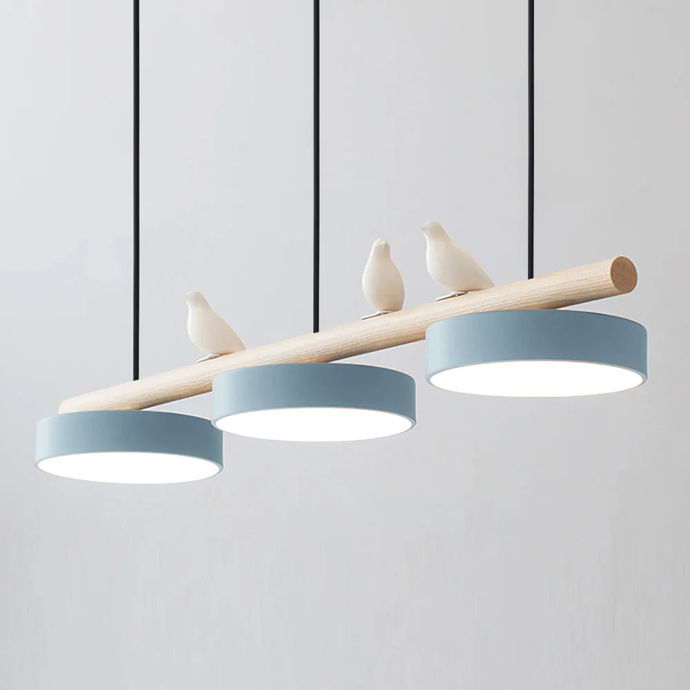 Moderne LED Hanglamp Met Vogelmotief En Verstelbare Ophanging