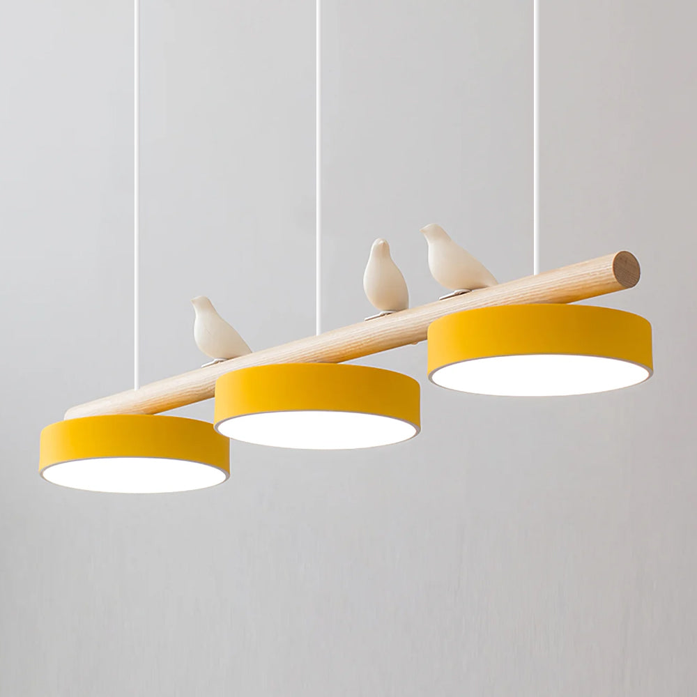 Moderne LED Hanglamp Met Vogelmotief En Verstelbare Ophanging
