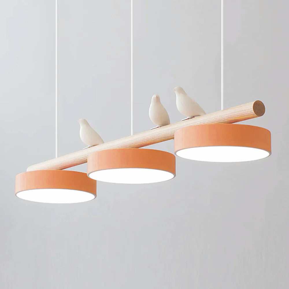 Moderne LED Hanglamp Met Vogelmotief En Verstelbare Ophanging