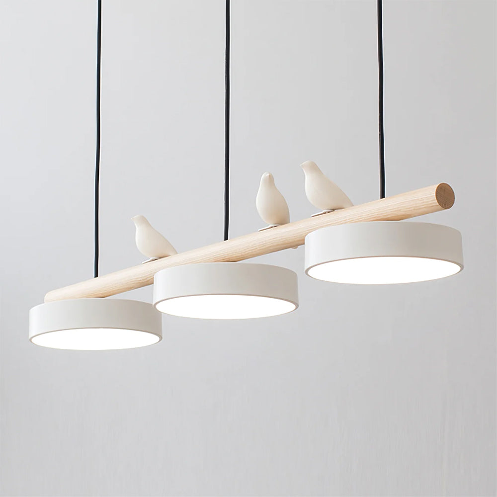 Moderne LED Hanglamp Met Vogelmotief En Verstelbare Ophanging