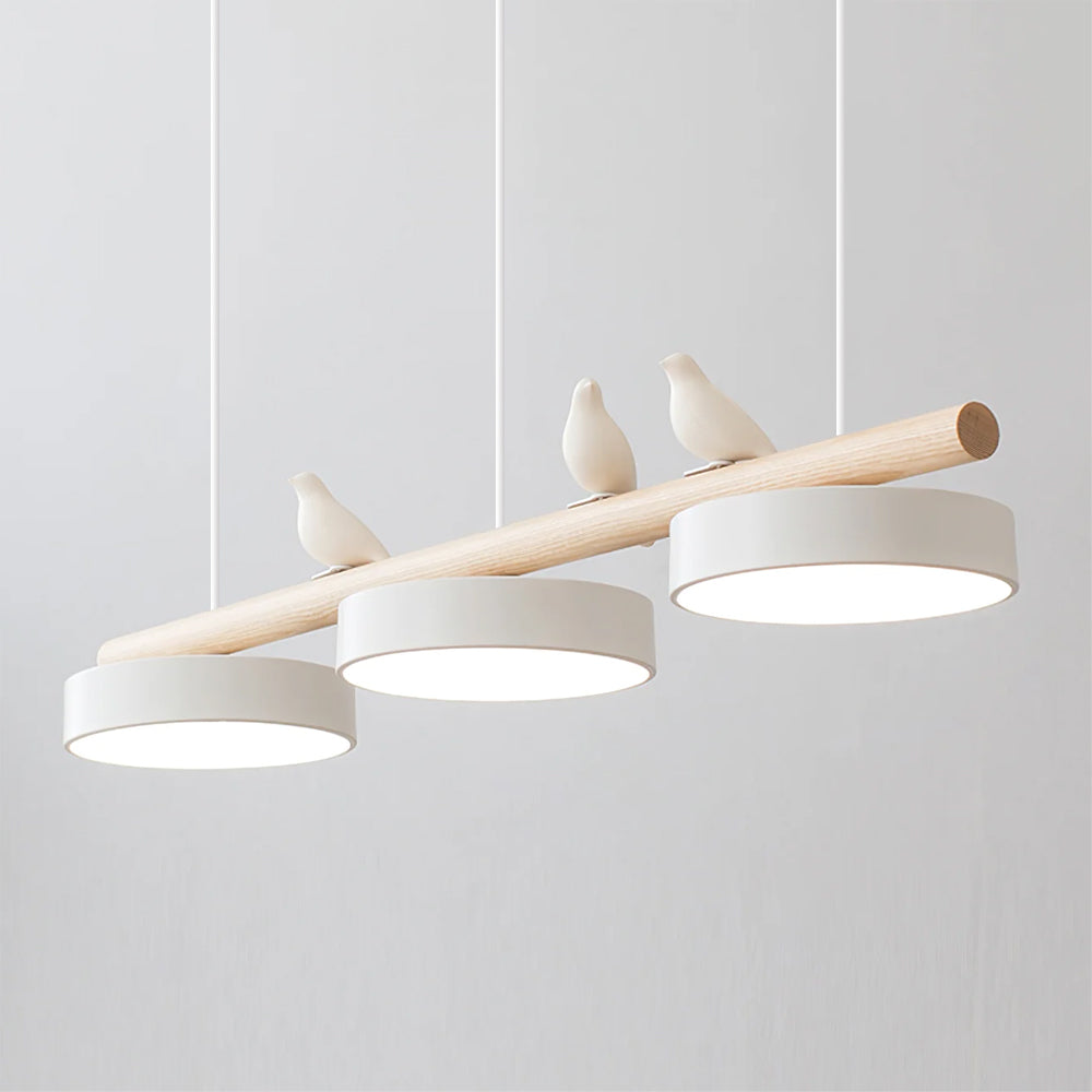 Moderne LED Hanglamp Met Vogelmotief En Verstelbare Ophanging