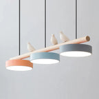 Moderne LED Hanglamp Met Vogelmotief En Verstelbare Ophanging
