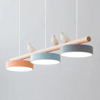 Moderne LED Hanglamp Met Vogelmotief En Verstelbare Ophanging