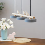Moderne LED Hanglamp Met Vogelmotief En Verstelbare Ophanging