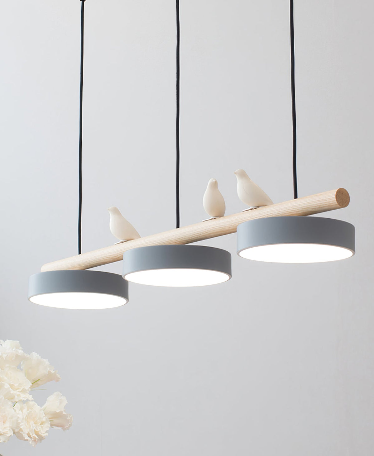 Moderne LED Hanglamp Met Vogelmotief En Verstelbare Ophanging