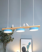 Moderne LED Hanglamp Met Vogelmotief En Verstelbare Ophanging