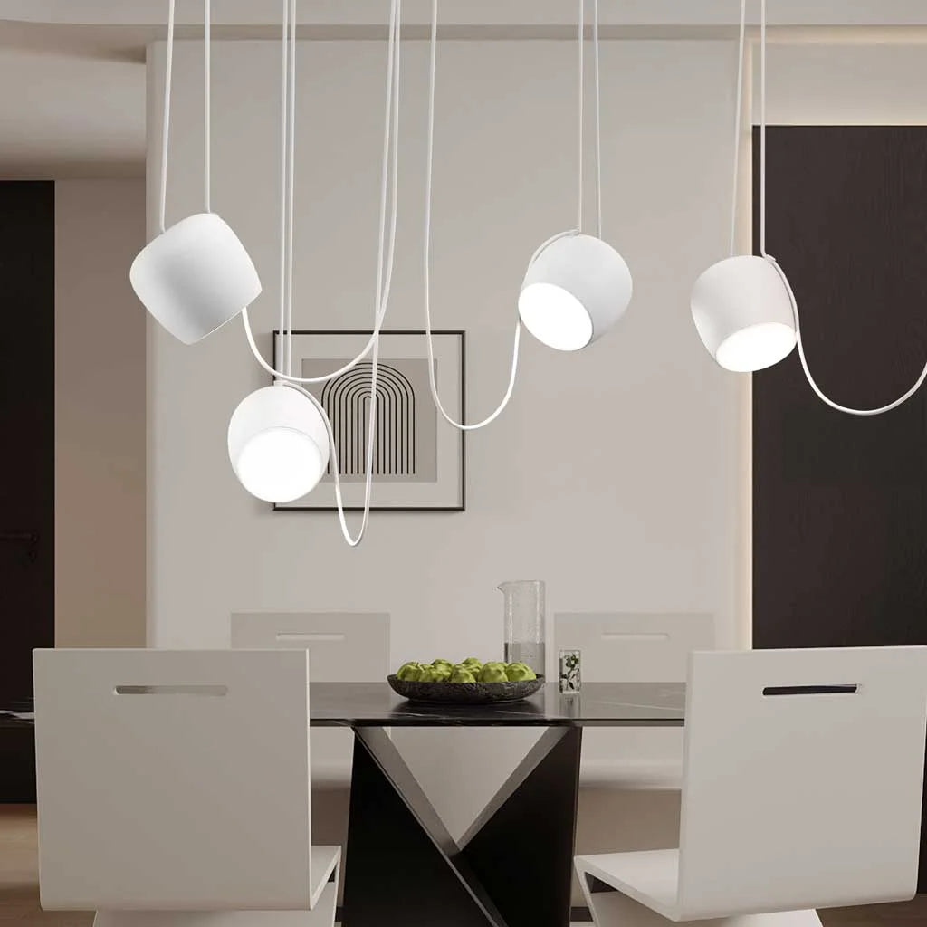 Scandinavische Hanglamp Met Glazen Kap En Verstelbaar Snoer Voor Sfeervolle Verlichting