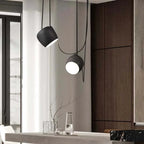 Scandinavische Hanglamp Met Glazen Kap En Verstelbaar Snoer Voor Sfeervolle Verlichting