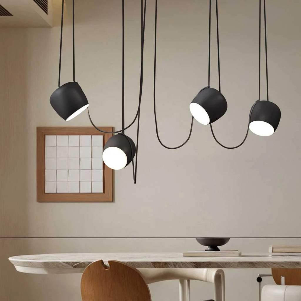 Scandinavische Hanglamp Met Glazen Kap En Verstelbaar Snoer Voor Sfeervolle Verlichting