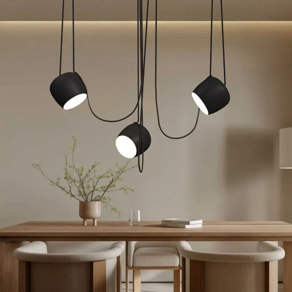 Scandinavische Hanglamp Met Glazen Kap En Verstelbaar Snoer Voor Sfeervolle Verlichting