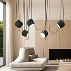 Scandinavische Hanglamp Met Glazen Kap En Verstelbaar Snoer Voor Sfeervolle Verlichting