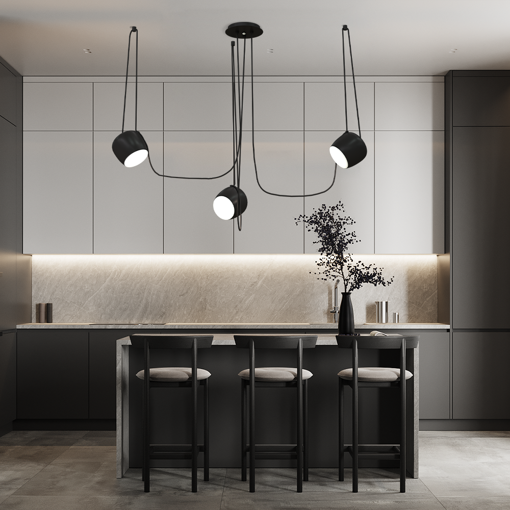 Scandinavische Hanglamp Met Glazen Kap En Verstelbaar Snoer Voor Sfeervolle Verlichting