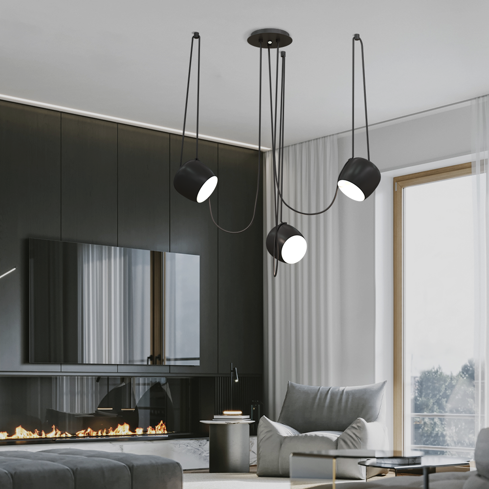 Scandinavische Hanglamp Met Glazen Kap En Verstelbaar Snoer Voor Sfeervolle Verlichting