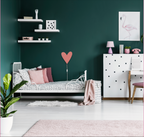 Hartvormige Houten Wandlamp voor Zachte Verlichting in Kinderkamers