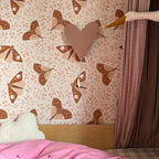 Hartvormige Houten Wandlamp voor Zachte Verlichting in Kinderkamers