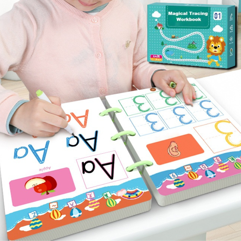 Herbruikbaar Oefenwerkboek voor Schrijfvaardigheid en Motoriek
