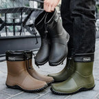 Waterdichte Werklaarzen Voor Heren Met Antislip Zool En Comfortabele Pasvorm