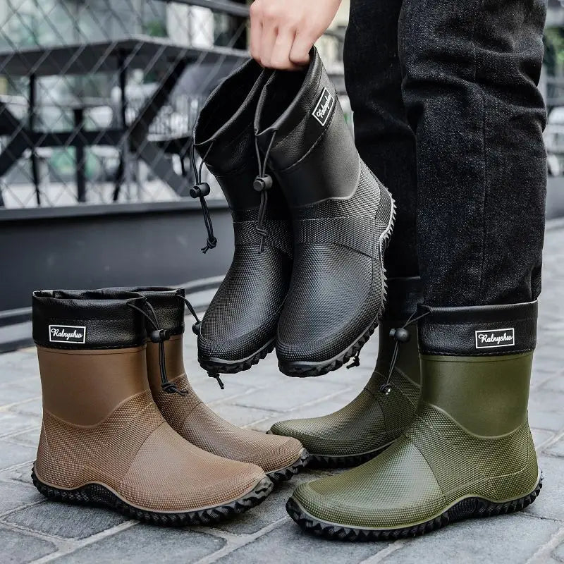 Waterdichte Werklaarzen Voor Heren Met Antislip Zool En Comfortabele Pasvorm
