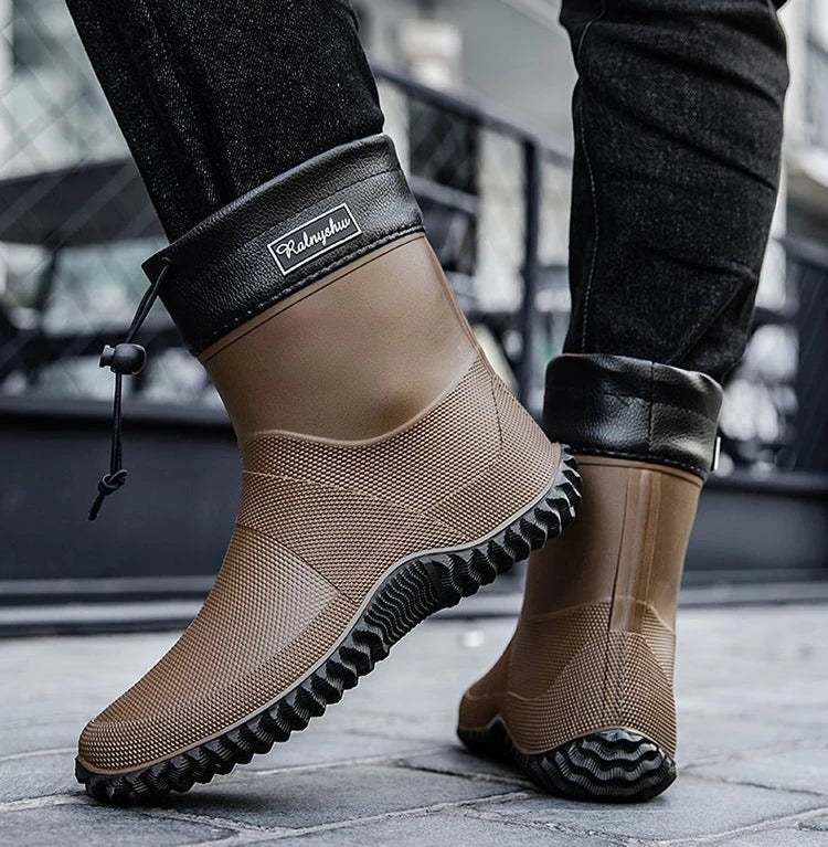 Waterdichte Werklaarzen Voor Heren Met Antislip Zool En Comfortabele Pasvorm
