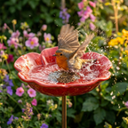 Tuinpoppy Metaal Handgevormd Weerbestendig Decoratief Ontwerp