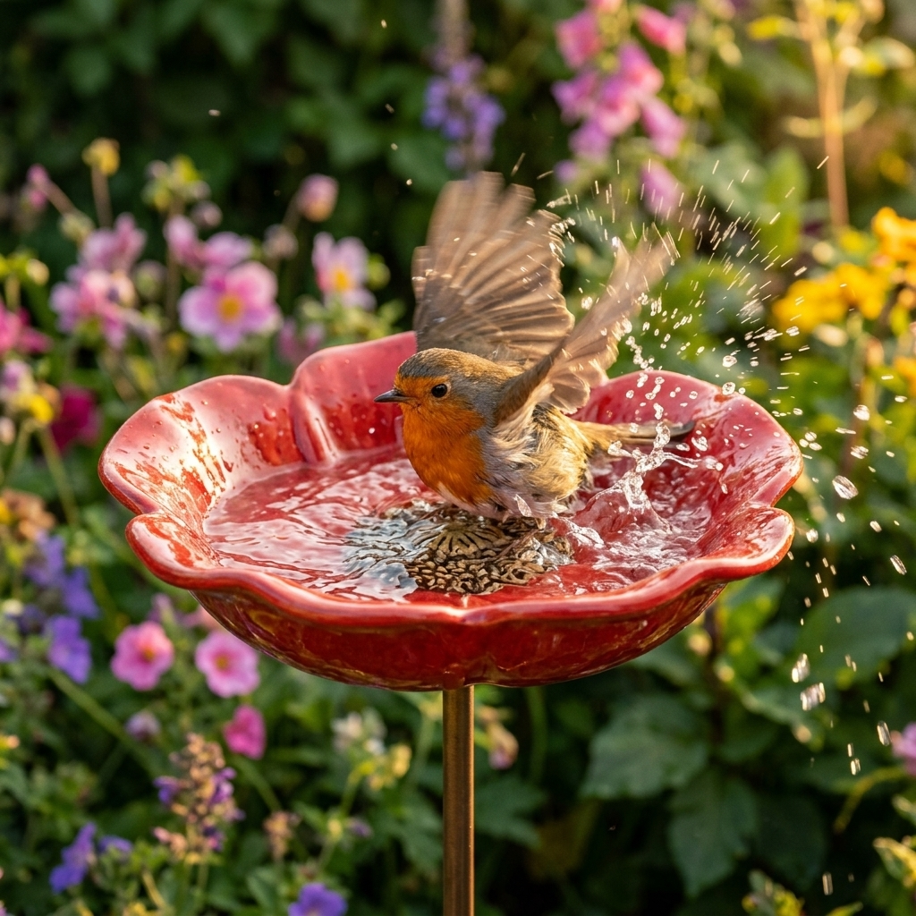 Tuinpoppy Metaal Handgevormd Weerbestendig Decoratief Ontwerp